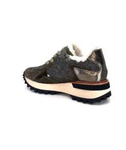 Alpe 2145 Cuir Kaki*Femme Baskets