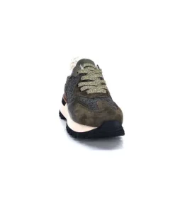 Alpe 2145 Cuir Kaki*Femme Baskets