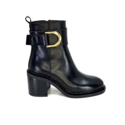 Alpe 27381705 Cuir Noir*Femme Bottines