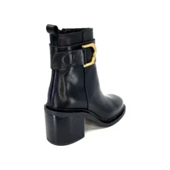 Alpe 27381705 Cuir Noir*Femme Bottines