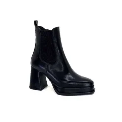 Alpe 27511705 Cuir Noir*Femme Bottines