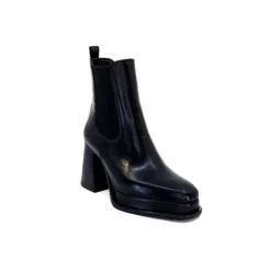 Alpe 27511705 Cuir Noir*Femme Bottines