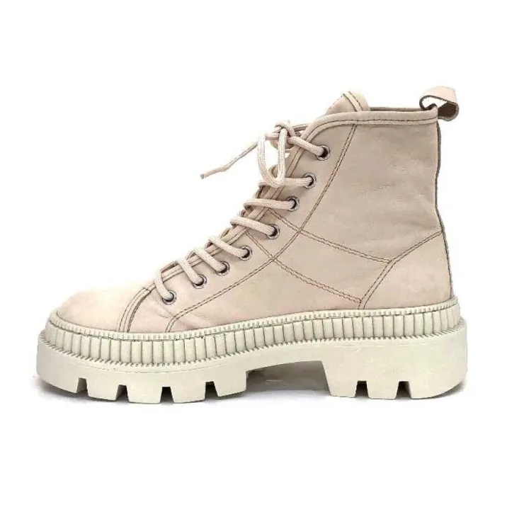 Alpe 2307 Daim Beige*Femme Baskets