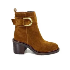 Alpe 27381101 Daim Camel*Femme Bottines