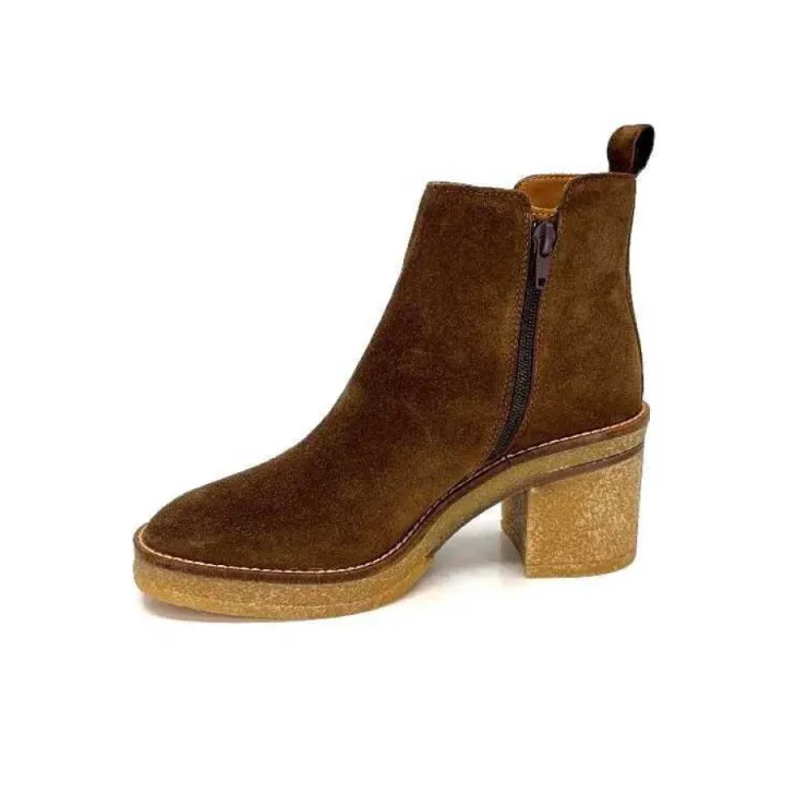 Alpe 26791146 Daim Castagna*Femme Bottines