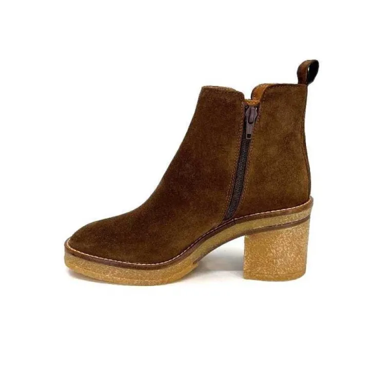 Alpe 26791146 Daim Castagna*Femme Bottines