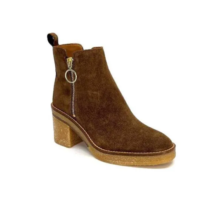 Alpe 26791146 Daim Castagna*Femme Bottines