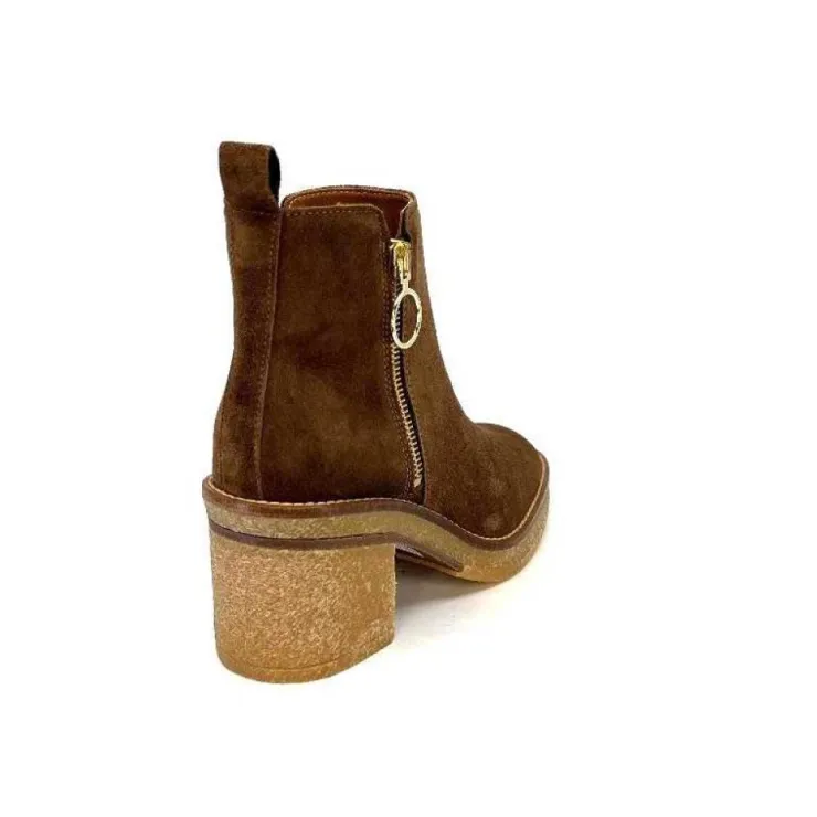 Alpe 26791146 Daim Castagna*Femme Bottines
