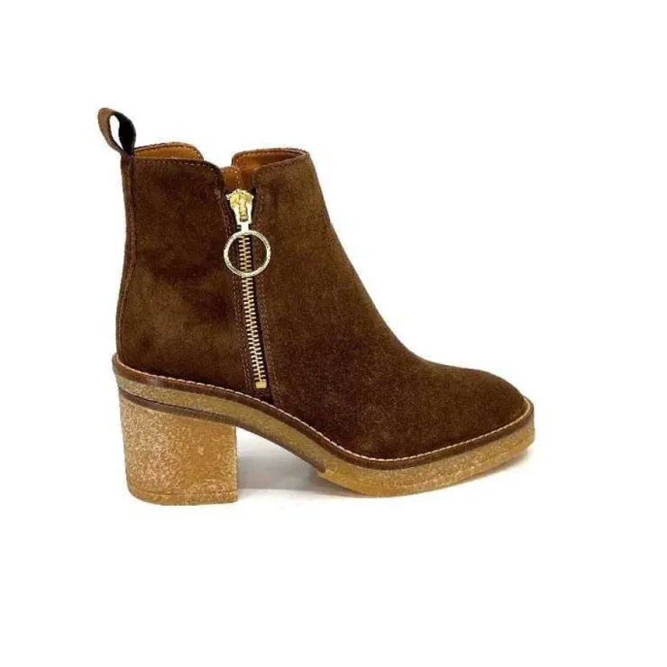 Alpe 26791146 Daim Castagna*Femme Bottines