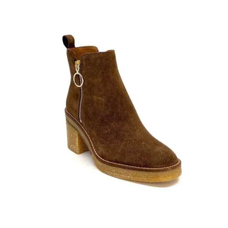 Alpe 26791146 Daim Castagna*Femme Bottines
