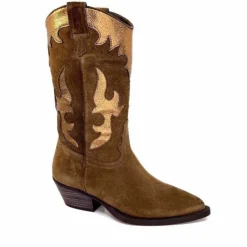 Alpe 20881146 Daim Marron*Femme Santiags