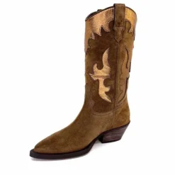 Alpe 20881146 Daim Marron*Femme Santiags