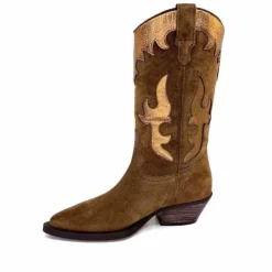 Alpe 20881146 Daim Marron*Femme Santiags