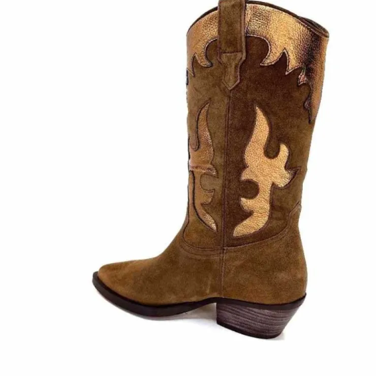 Alpe 20881146 Daim Marron*Femme Santiags