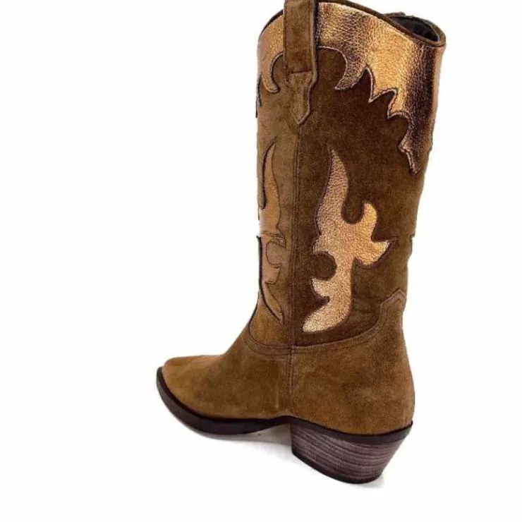 Alpe 20881146 Daim Marron*Femme Santiags