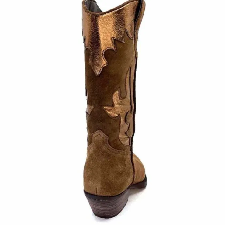 Alpe 20881146 Daim Marron*Femme Santiags