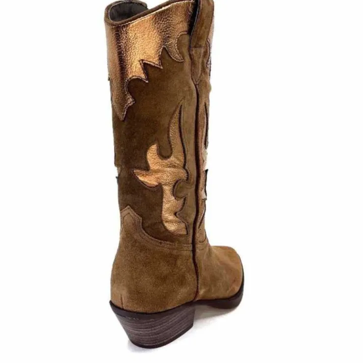 Alpe 20881146 Daim Marron*Femme Santiags