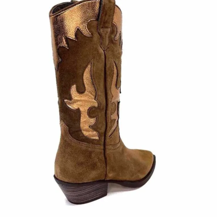 Alpe 20881146 Daim Marron*Femme Santiags