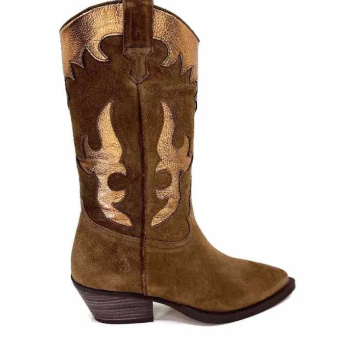 Alpe 20881146 Daim Marron*Femme Santiags