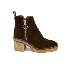 Alpe 26791140 Daim Olive*Femme Bottines