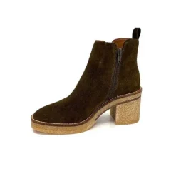 Alpe 26791140 Daim Olive*Femme Bottines