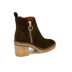Alpe 26791140 Daim Olive*Femme Bottines