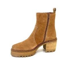 Alpe s 27161160 Daim Camel*Femme Bottines
