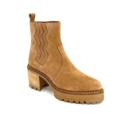Alpe s 27161160 Daim Camel*Femme Bottines