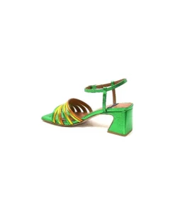 angel alarcon 23042 Cuir Metal Vert*Femme Sandales