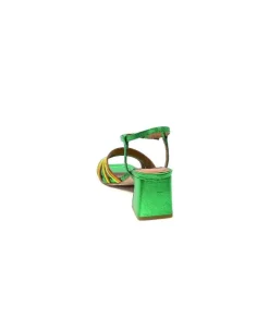 angel alarcon 23042 Cuir Metal Vert*Femme Sandales