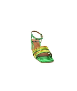 angel alarcon 23042 Cuir Metal Vert*Femme Sandales