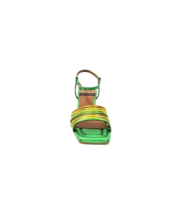 angel alarcon 23042 Cuir Metal Vert*Femme Sandales
