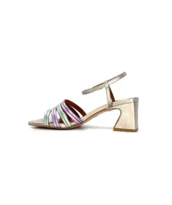 angel alarcon 23042 Cuir Metal Champagne*Femme Sandales