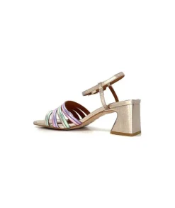 angel alarcon 23042 Cuir Metal Champagne*Femme Sandales