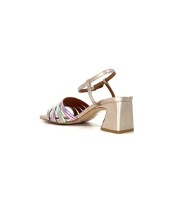 angel alarcon 23042 Cuir Metal Champagne*Femme Sandales