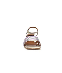 angel alarcon 23042 Cuir Metal Champagne*Femme Sandales