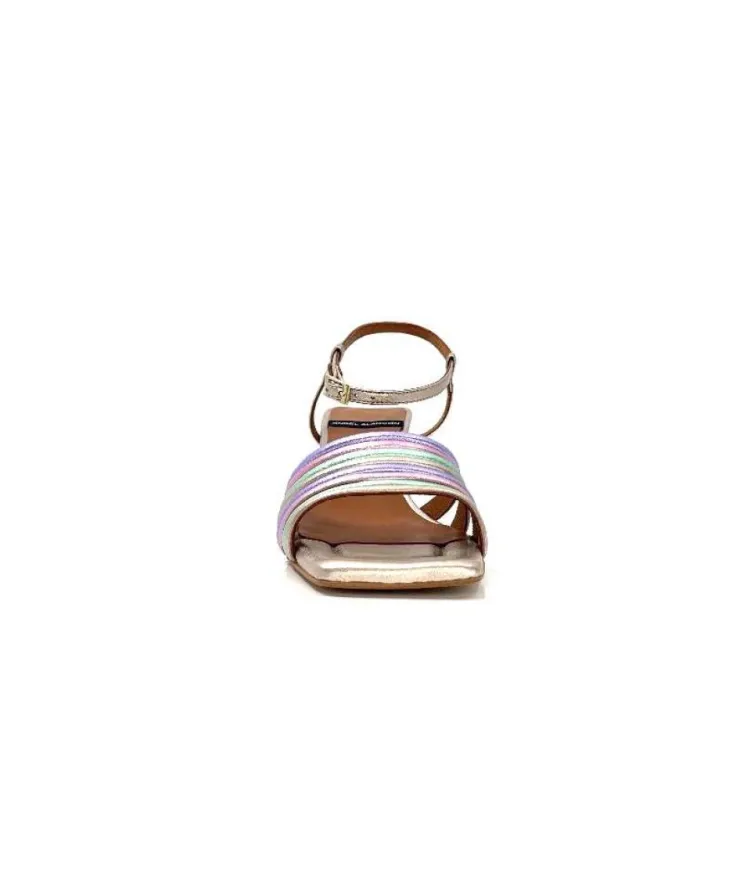 angel alarcon 23042 Cuir Metal Champagne*Femme Sandales