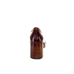 angel alarcon 23524 Cuir Vernis Whisky*Femme Mocassins
