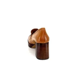 angel alarcon 23524 Cuir Vernis Castagna*Femme Mocassins