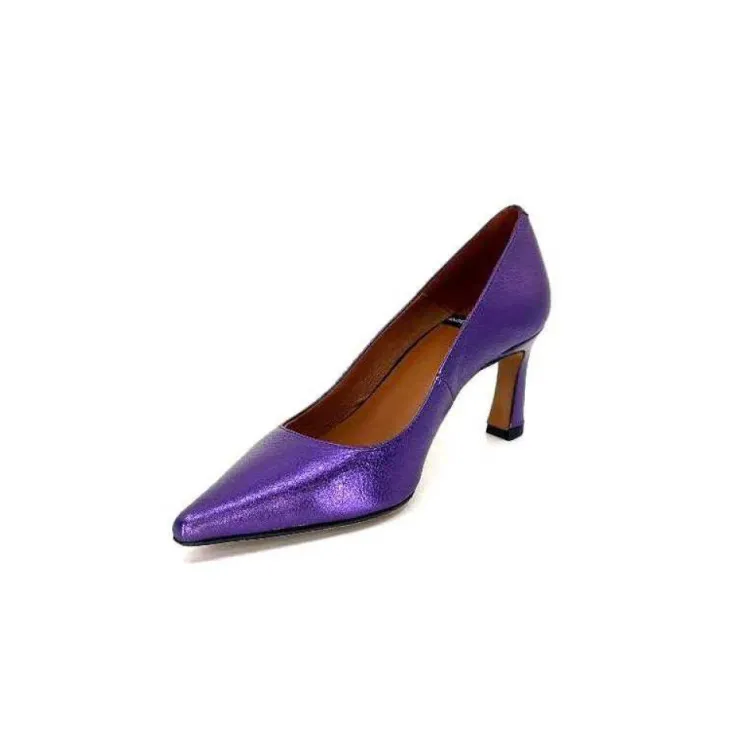 angel alarcon A23548 Cuir Violet*Femme Escarpins