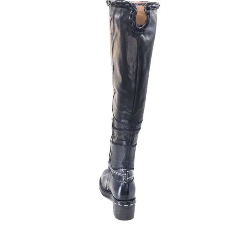 AS 98 As98 A52301 Cuir Noir*Femme Bottes