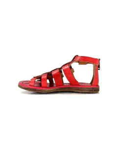 AS 98 As98 P19010 Cuir Rouge*Femme Sandales