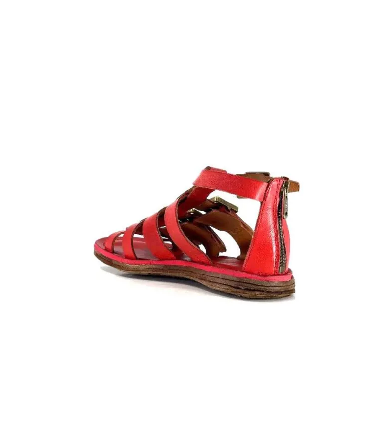 AS 98 As98 P19010 Cuir Rouge*Femme Sandales