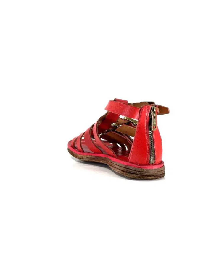 AS 98 As98 P19010 Cuir Rouge*Femme Sandales