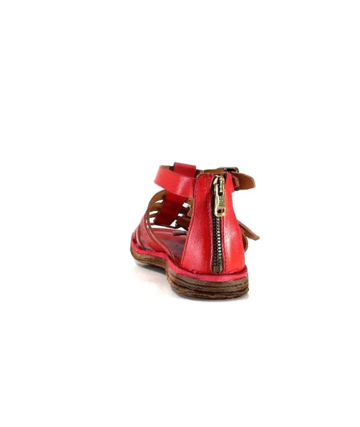 AS 98 As98 P19010 Cuir Rouge*Femme Sandales