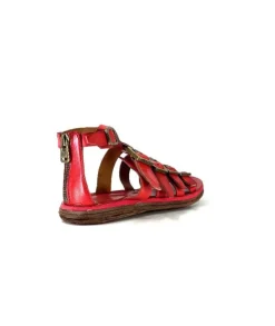AS 98 As98 P19010 Cuir Rouge*Femme Sandales