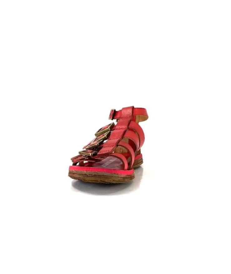 AS 98 As98 P19010 Cuir Rouge*Femme Sandales