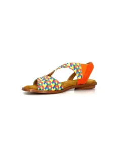Audley 22300 Daim Textile Multicolore*Femme Sandales