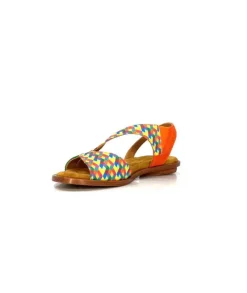 Audley 22300 Daim Textile Multicolore*Femme Sandales