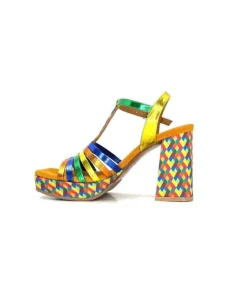 Audley 22240Cuir Multicolore*Femme Sandales